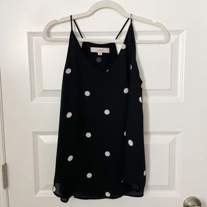 LOFT polkadot top - XS